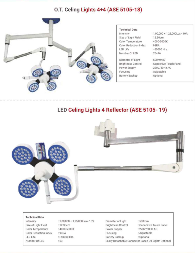 Operation Theatre Lights (LED & Halogen)